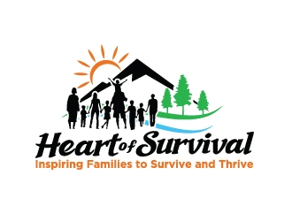 Heart of Survival logo design by Foxcody