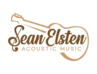 Sean Elsten Acoustic Music logo design by jaize