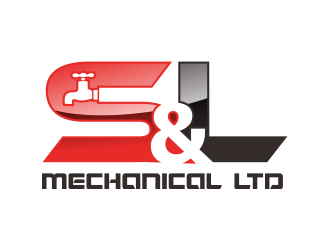 S&L Mechanical Ltd logo design by bosbejo