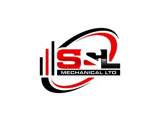 S&L Mechanical Ltd logo design by wongndeso