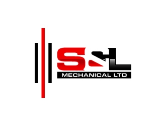 S&L Mechanical Ltd logo design by wongndeso