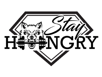 STAY HUNGRY logo design by MAXR