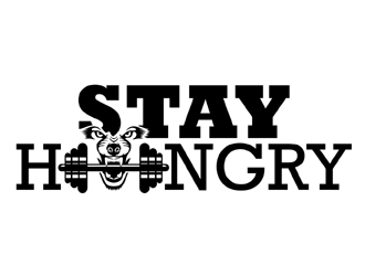 STAY HUNGRY logo design by MAXR