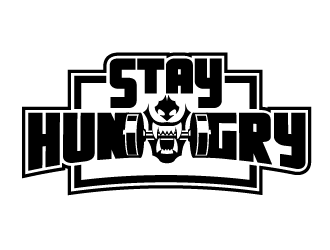 STAY HUNGRY logo design by justin_ezra