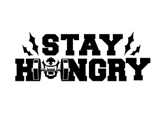 STAY HUNGRY logo design by justin_ezra