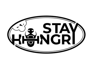STAY HUNGRY logo design by DreamLogoDesign