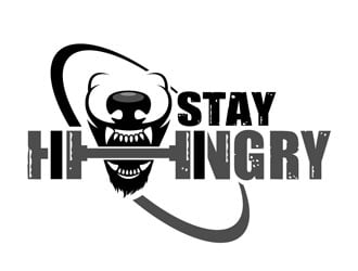 STAY HUNGRY logo design by DreamLogoDesign