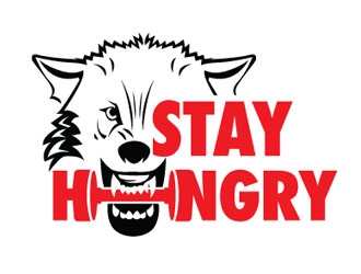 STAY HUNGRY logo design by logoguy