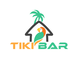Tiki Bar logo design by BrightARTS