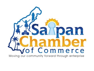 Saipan Chamber of Commerce logo design by invento