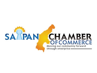 Saipan Chamber of Commerce logo design by invento