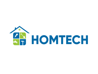 HOMTECH logo design by qqdesigns