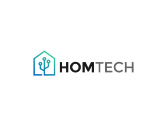HOMTECH logo design by senandung