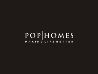 PoP Homes logo design by bricton