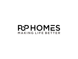 PoP Homes logo design by sitizen