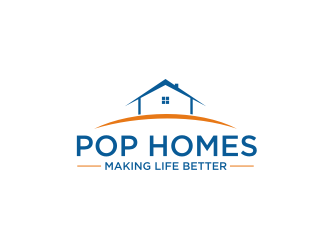 PoP Homes logo design by Barkah