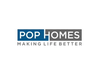 PoP Homes logo design by KQ5