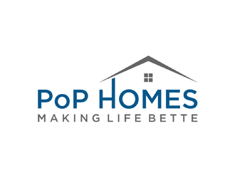 PoP Homes logo design by KQ5