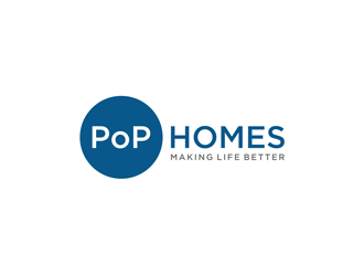 PoP Homes logo design by KQ5
