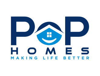 PoP Homes logo design by Realistis
