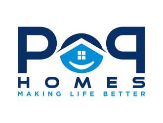 PoP Homes logo design by Realistis