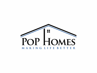 PoP Homes logo design by santrie