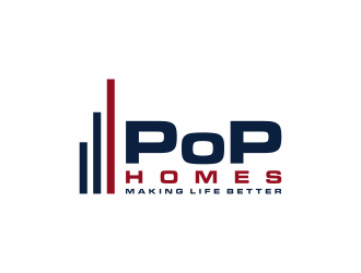 PoP Homes logo design by santrie