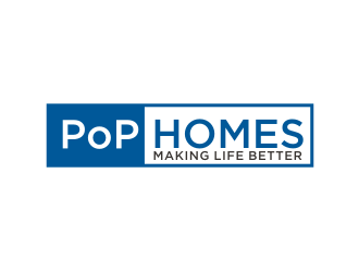 PoP Homes logo design by BintangDesign
