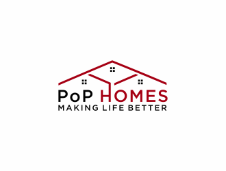 PoP Homes logo design by checx