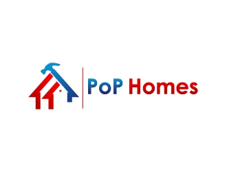 PoP Homes logo design by uttam