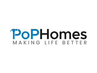 PoP Homes logo design by lexipej
