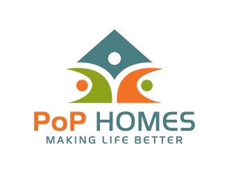 PoP Homes logo design by akilis13