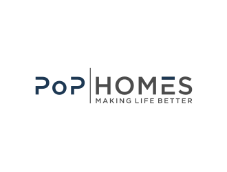 PoP Homes logo design by Zhafir