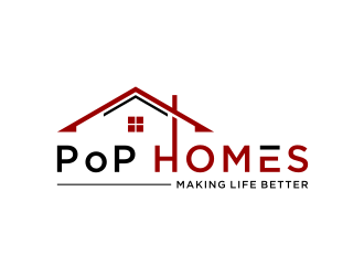 PoP Homes logo design by Zhafir