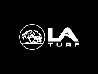 L A Turf logo design by johana