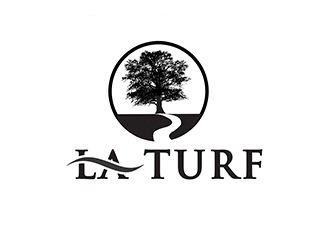 L A Turf logo design by PrimalGraphics