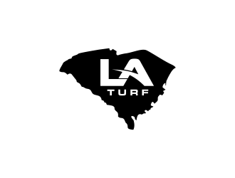 L A Turf logo design by ammad