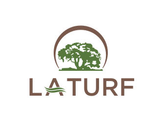 L A Turf logo design by tejo