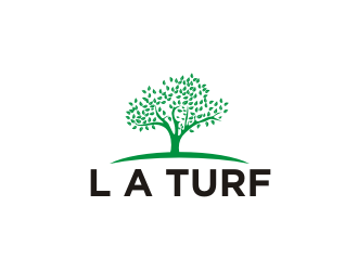L A Turf logo design by cintya