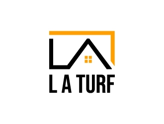 L A Turf logo design by mewlana