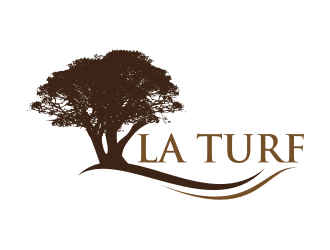 L A Turf logo design by scolessi