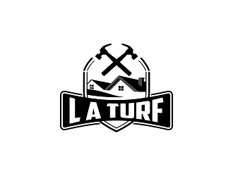 L A Turf logo design by Republik
