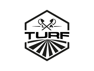 L A Turf logo design by MUSANG