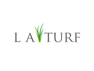 L A Turf logo design by keylogo