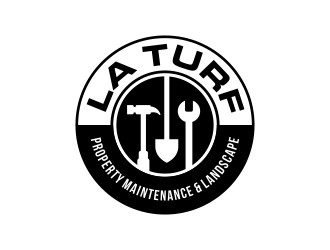 L A Turf logo design by DiDdzin