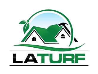 L A Turf logo design by Suvendu