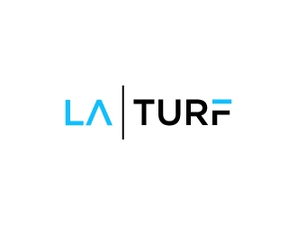 L A Turf logo design by labo