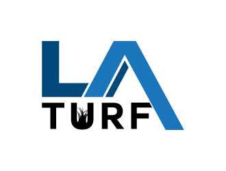 L A Turf logo design by yans