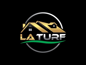 L A Turf logo design by dshineart