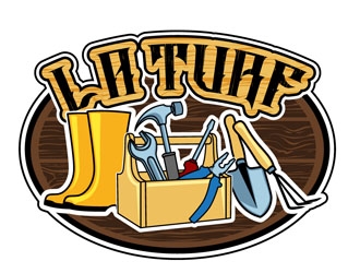 L A Turf logo design by DreamLogoDesign